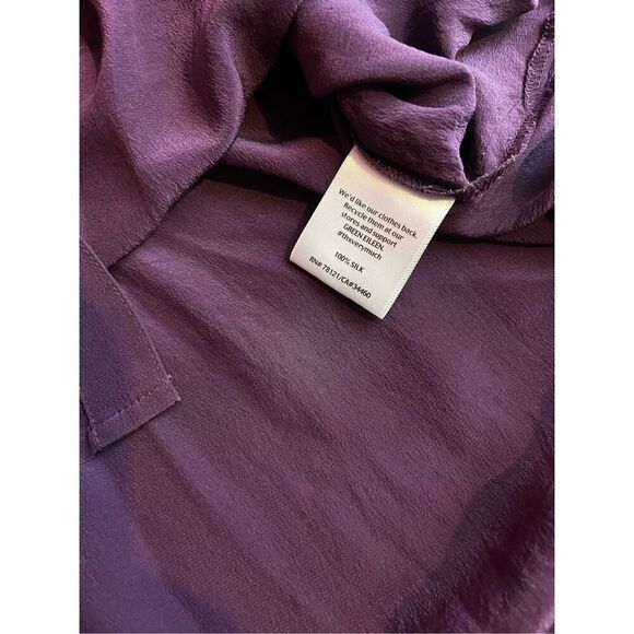 Eileen Fisher button silk dress size S - Picture 5 of 6